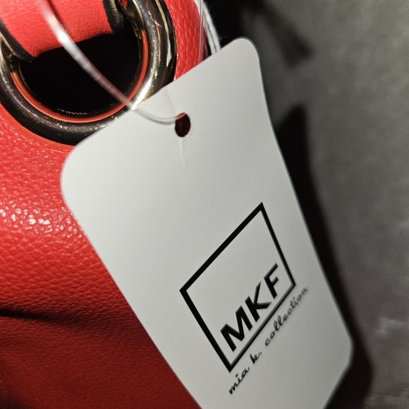 NEW MKF Collection by Mia K. Lynn Farrow Eyelet Cutout Purse - Picture 5 of 6